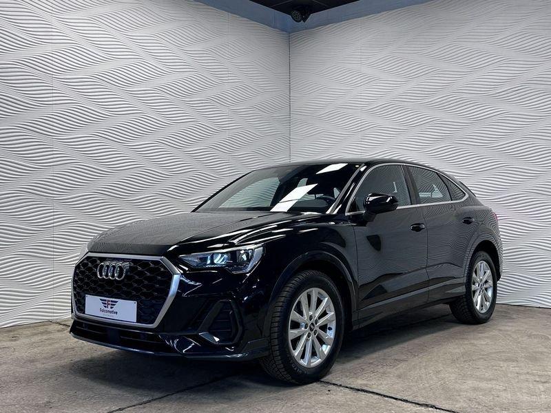 Audi Q3 2.0TDI*S-TRONIC*CARPLAY*CAMERA*SPORTBACK*, Gebruikt, 4 cilinders, Zwart, Leder