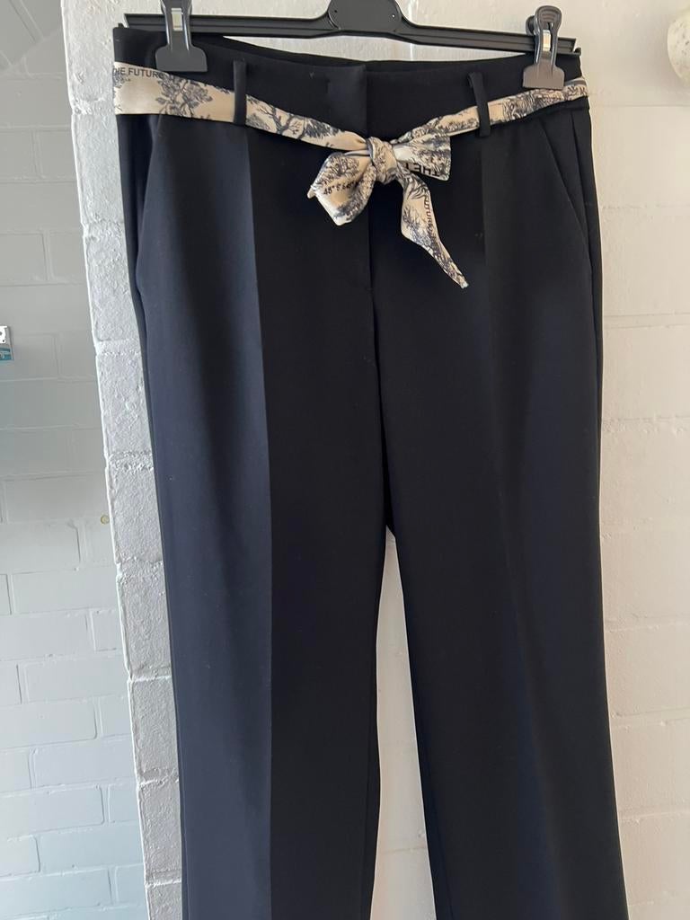 Nieuwe broek m 38 Cambio zwart 7/8, prachtige stof, Ophalen of Verzenden, Nieuw, Zwart