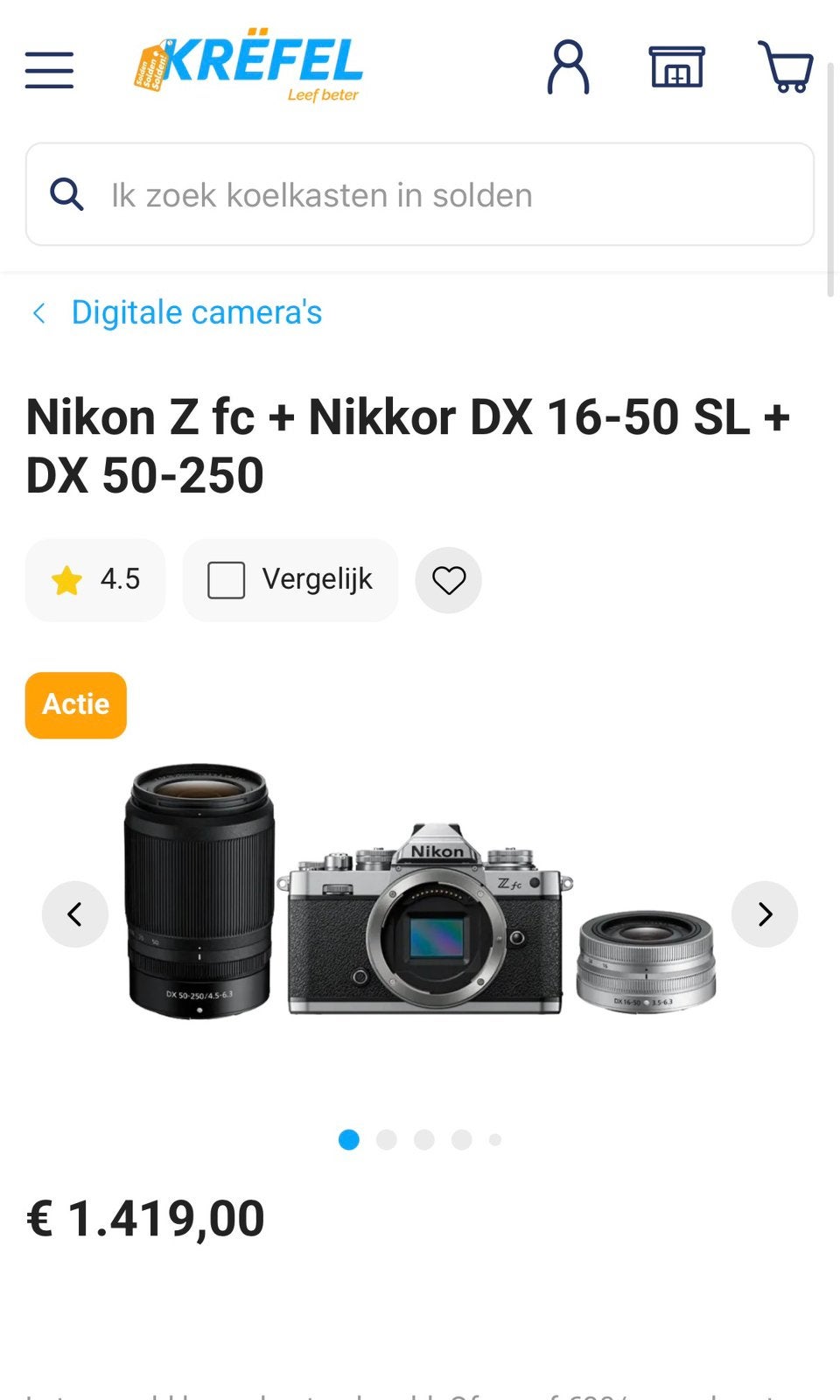 Nikon zfc 16-50 + 50-250 Kit neuf emballé prix ferme, TV, Hi-fi & Vidéo, Appareils photo numériques, Bluetooth, Comme neuf, Enlèvement