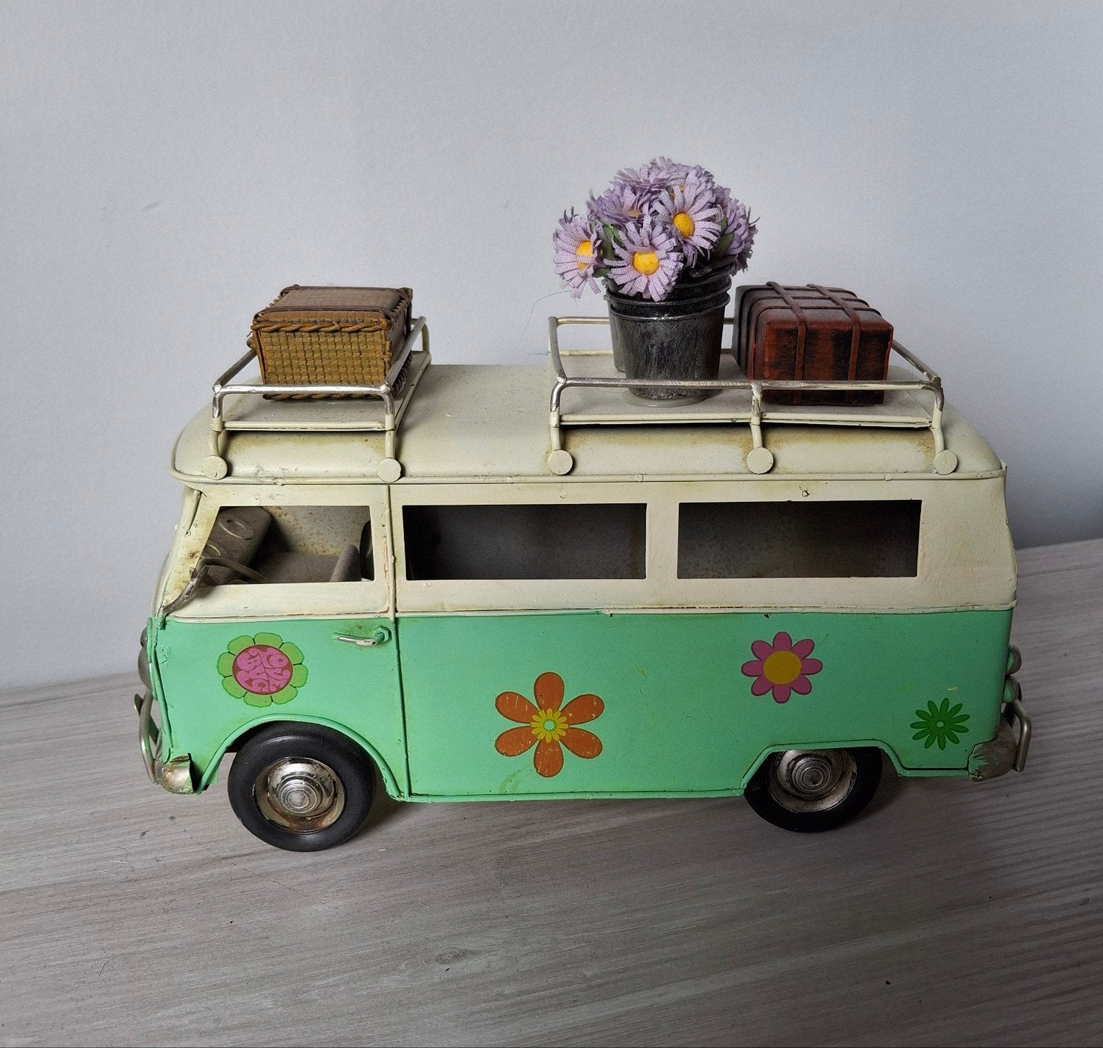 retro auto of busje, Ophalen, Auto