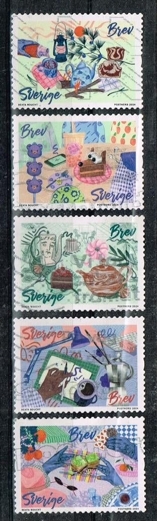Timbres de Suède - K 5722 - pause-café, Timbres & Monnaies, Timbres | Europe | Scandinavie, Envoi, Suède, Affranchi