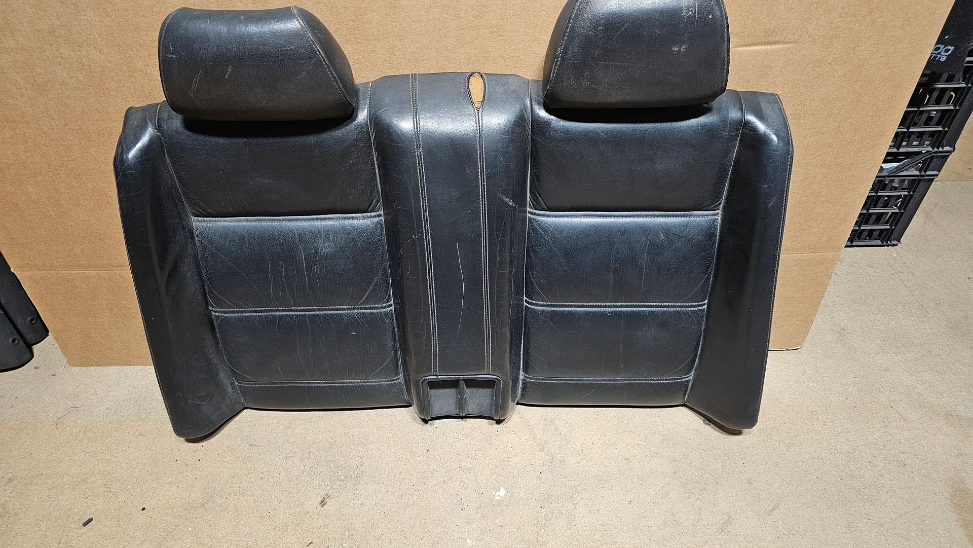 Achterbank rugleuning kopsteunen zwart leer BMW 3 serie E30, Auto-onderdelen, Gebruikt, -, Ophalen of Verzenden, -