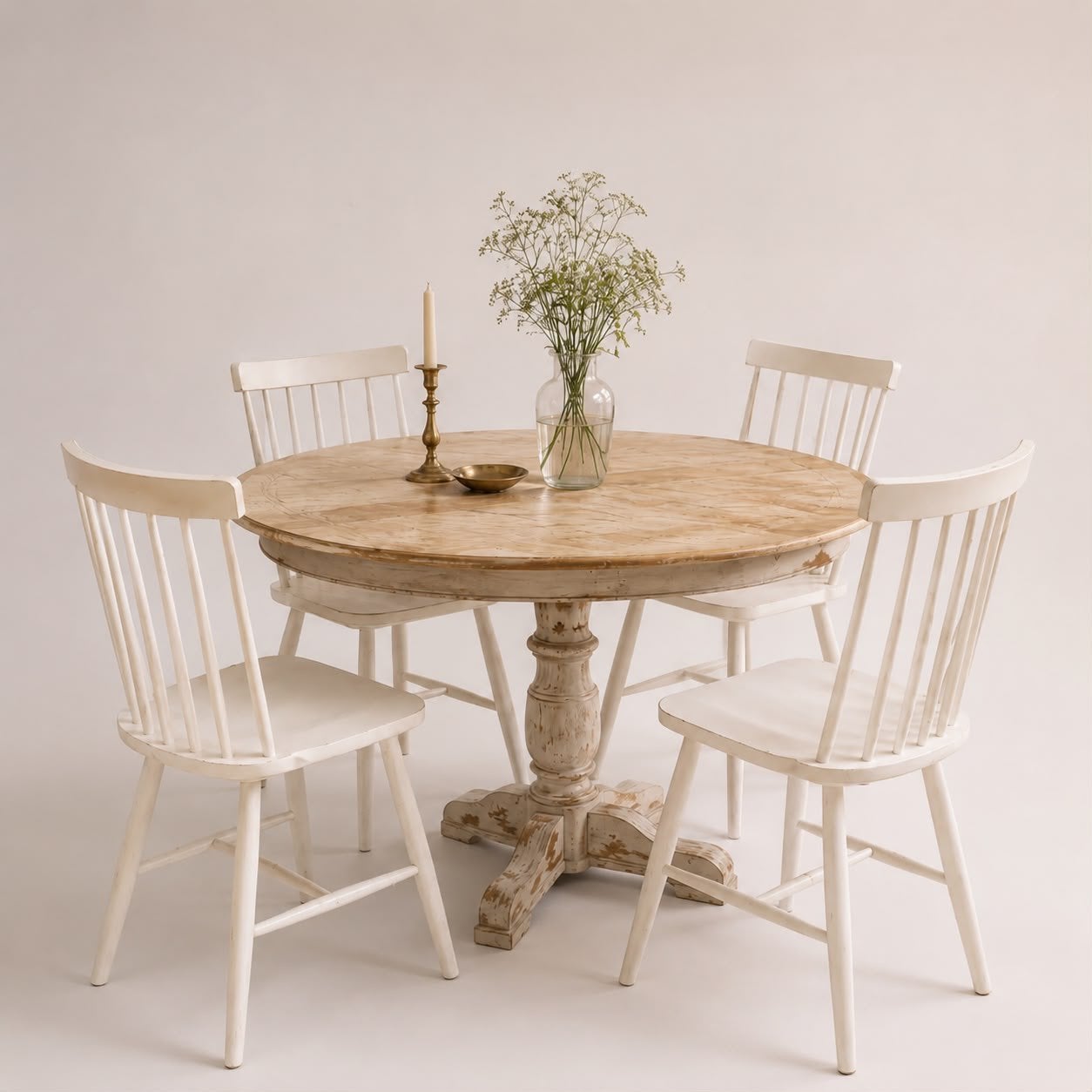 Vintage spijlenstoelen, Huis en Inrichting, Ophalen, Zo goed als nieuw