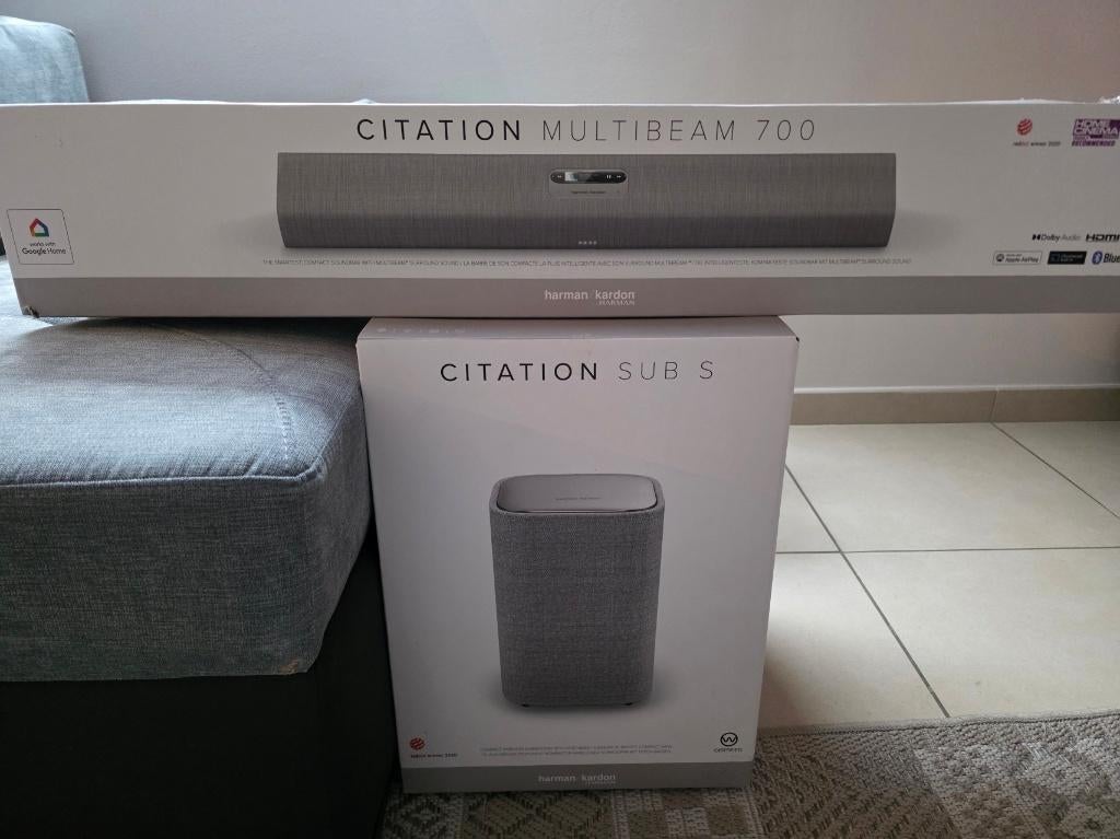 Barre de son et caisson de basse Harman Kardon Citation, Autres marques, Système 3.1, Comme neuf, Autres lecteurs