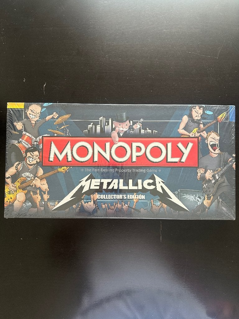 Metallica Monopoly Collector Edition NEW SEALED NEVER OPENED, Enlèvement ou Envoi, Heavy metal, Neuf, dans son emballage, Autres types