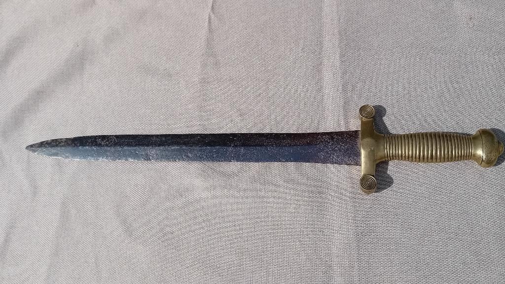 Glaive français ou épée courte vers 1850, Enlèvement ou Envoi, Armée de terre, Épée ou sabre