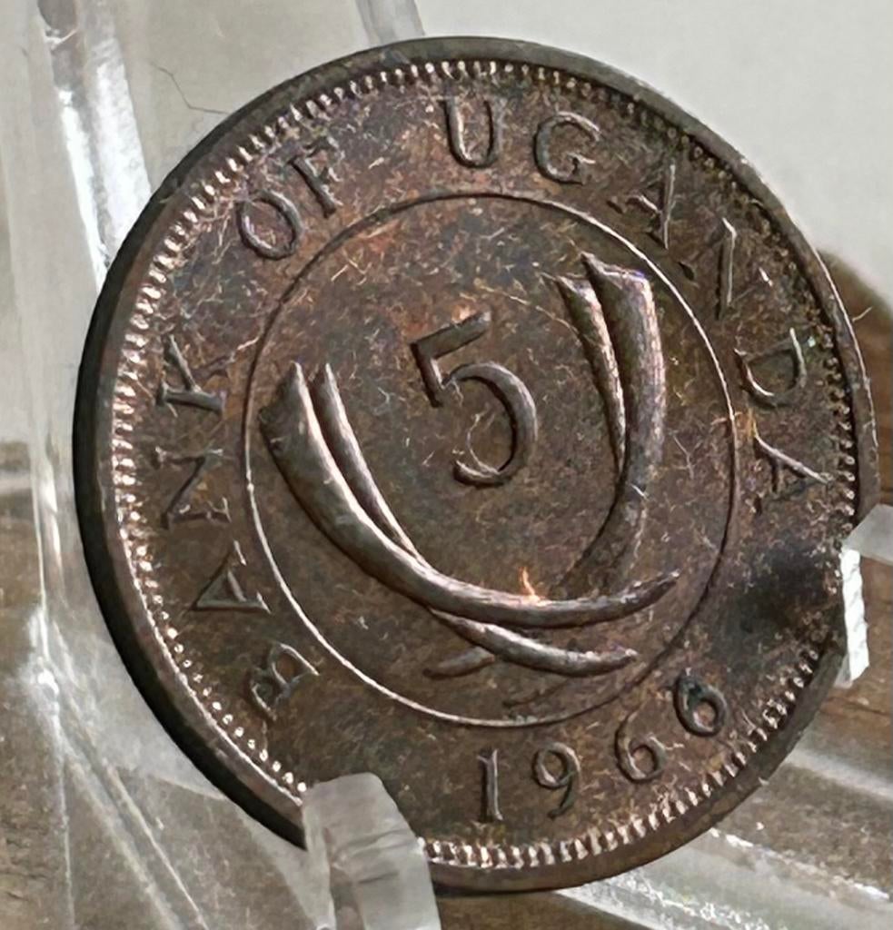 Ouganda 5 cents qualité 1966, Enlèvement ou Envoi