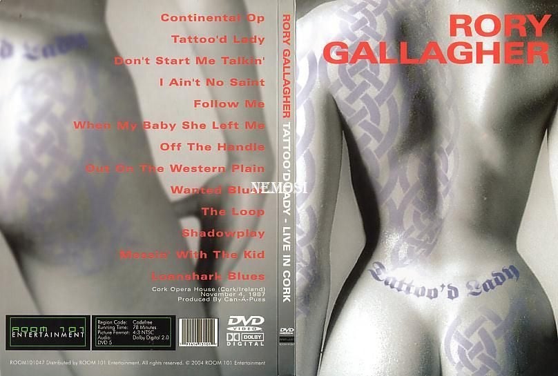 DVD - Rory GALLAGHER - TATTOO LADY, Envoi, Neuf, dans son emballage, Concert
