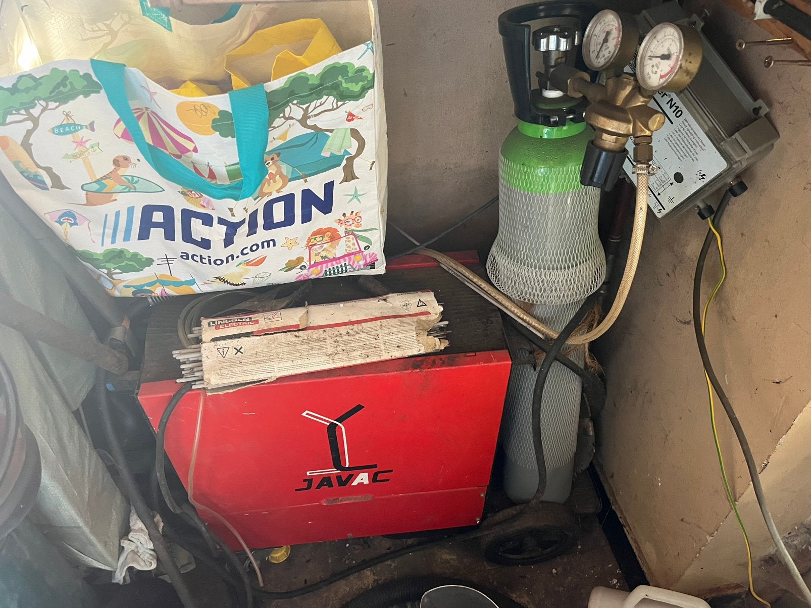 Javac star160 mig/mag, Doe-het-zelf en Bouw, Gereedschap | Lasapparaten, Ophalen of Verzenden, Zo goed als nieuw, 150 tot 250 ampère