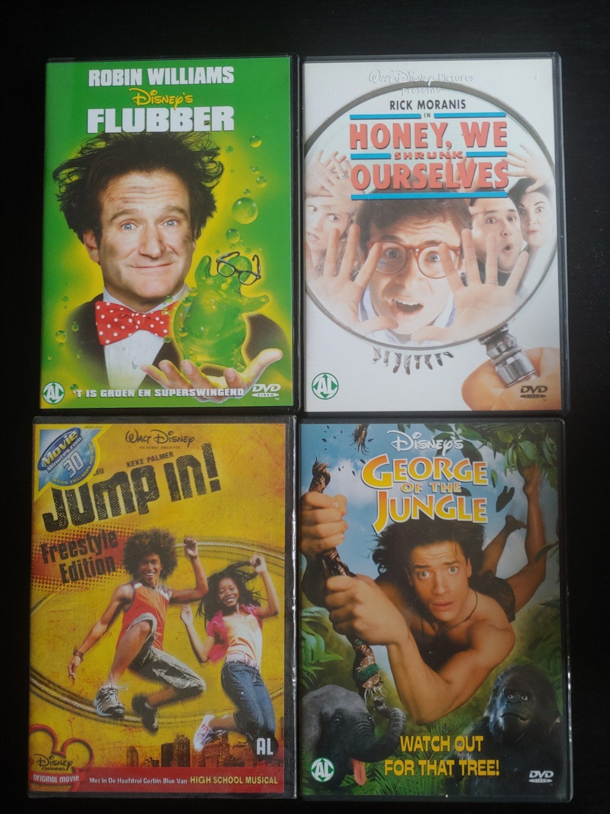 4x dvd walt Disney, Collections, Enlèvement