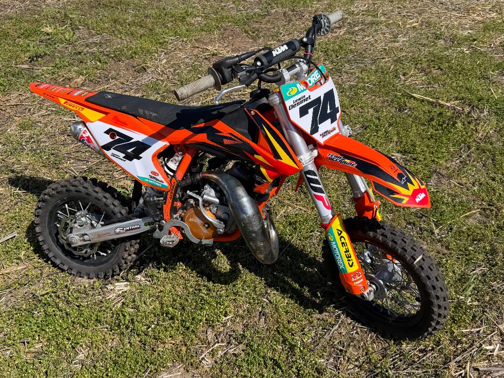 crossmoto KTM 50cc automaat te koop, Motoren, Motoren | KTM, Particulier, Crossmotor, 11 kW of minder, 1 cilinder, Sportuitlaat
