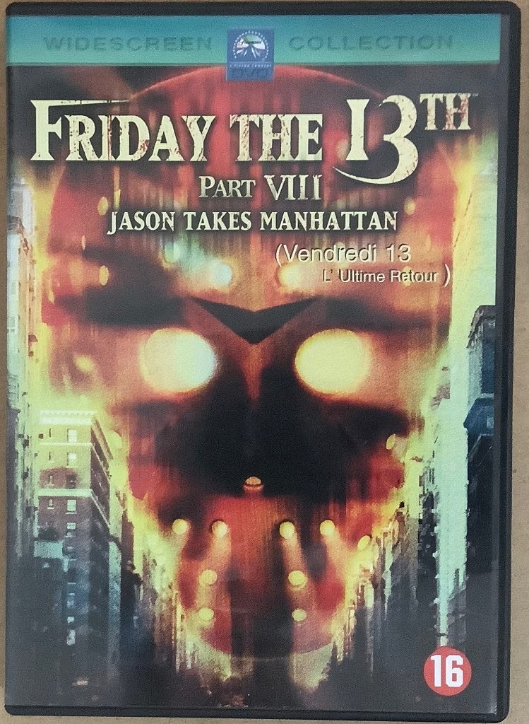 Friday the 13th Part VIII: Jason Takes Manhattan (1989) Dvd, Vanaf 16 jaar, Ophalen of Verzenden, Gebruikt, Slasher
