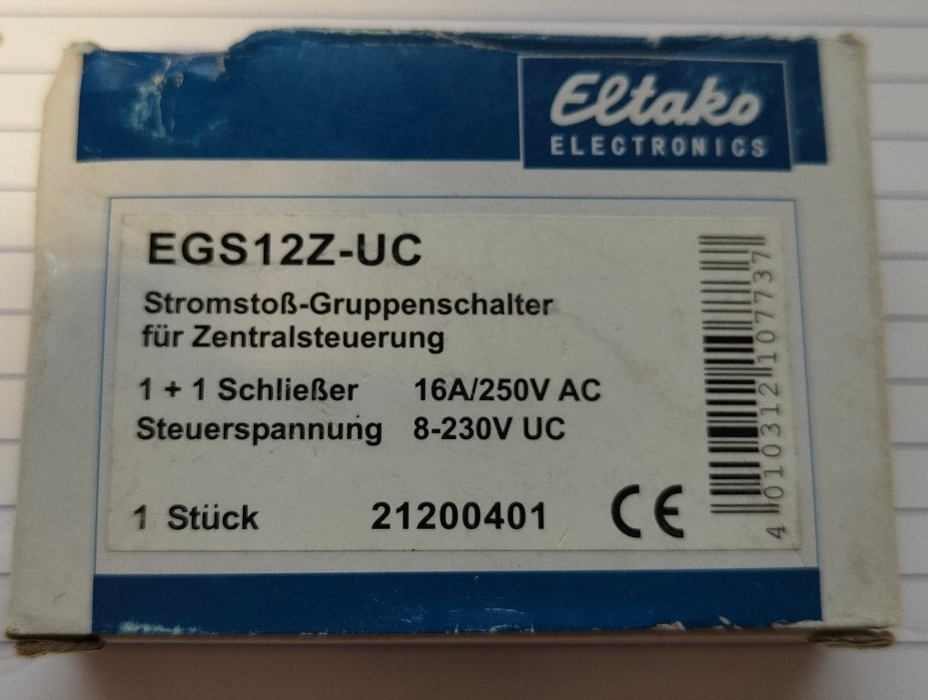 Eltako EGS12Z-UC, Hobby en Vrije tijd, Elektronica-componenten, Ophalen of Verzenden, Nieuw