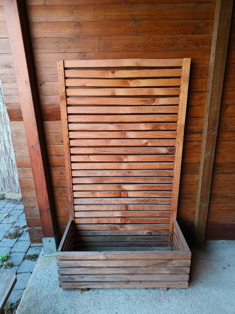 plantenbak (2 stuks) met klimrek, nieuw in de verpakking!, Ophalen, Nieuw, Hout, 60 cm of meer