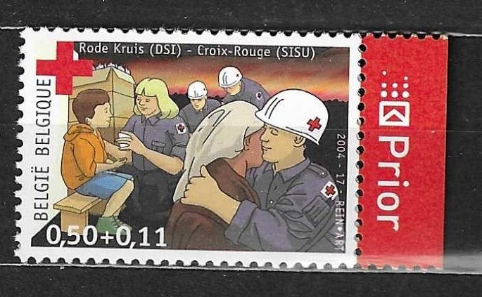 België OPC 3307 Rode Kruis Dringende interventie **, Ophalen of Verzenden, Postfris, Postfris, Rode kruis