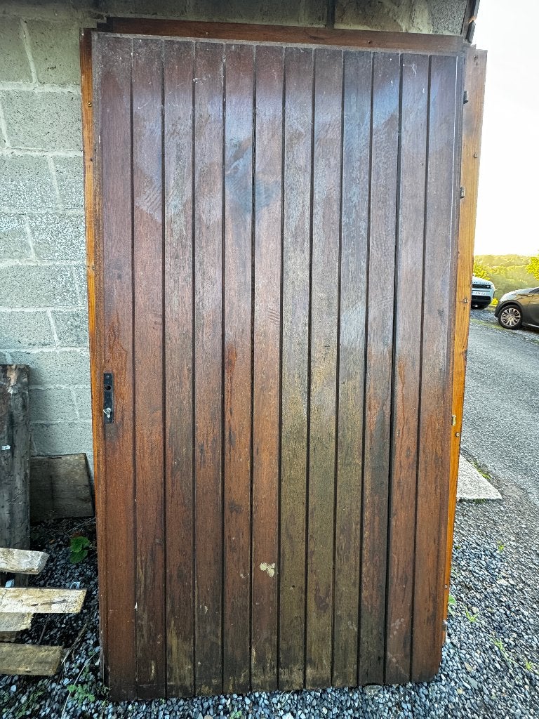 à donner LARGE / GRANDE PORTE en BOIS AVANT le 19/09, Enlèvement, Bois