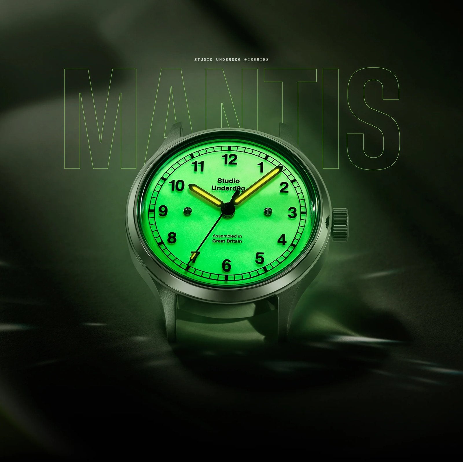 Studio Underd0g 02SERIES Mantis Limited Edition – Sold Out, Ophalen of Verzenden, Nieuw, Polshorloge