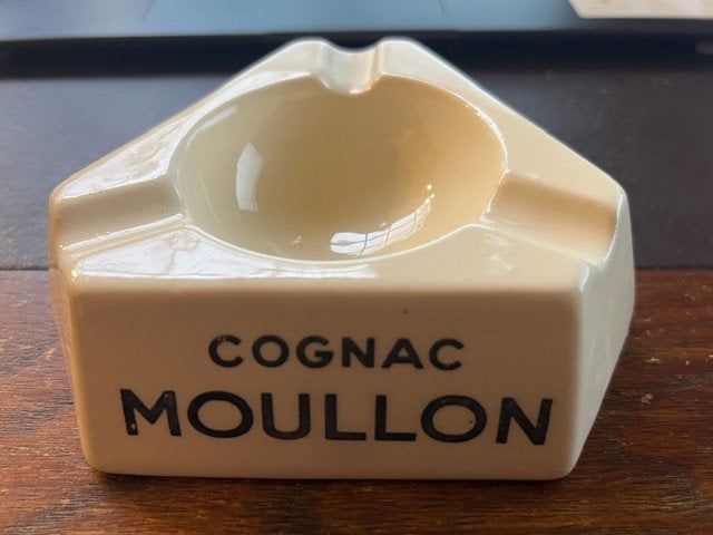 Vintage asbak Cognac Moullon, Ophalen, Asbak