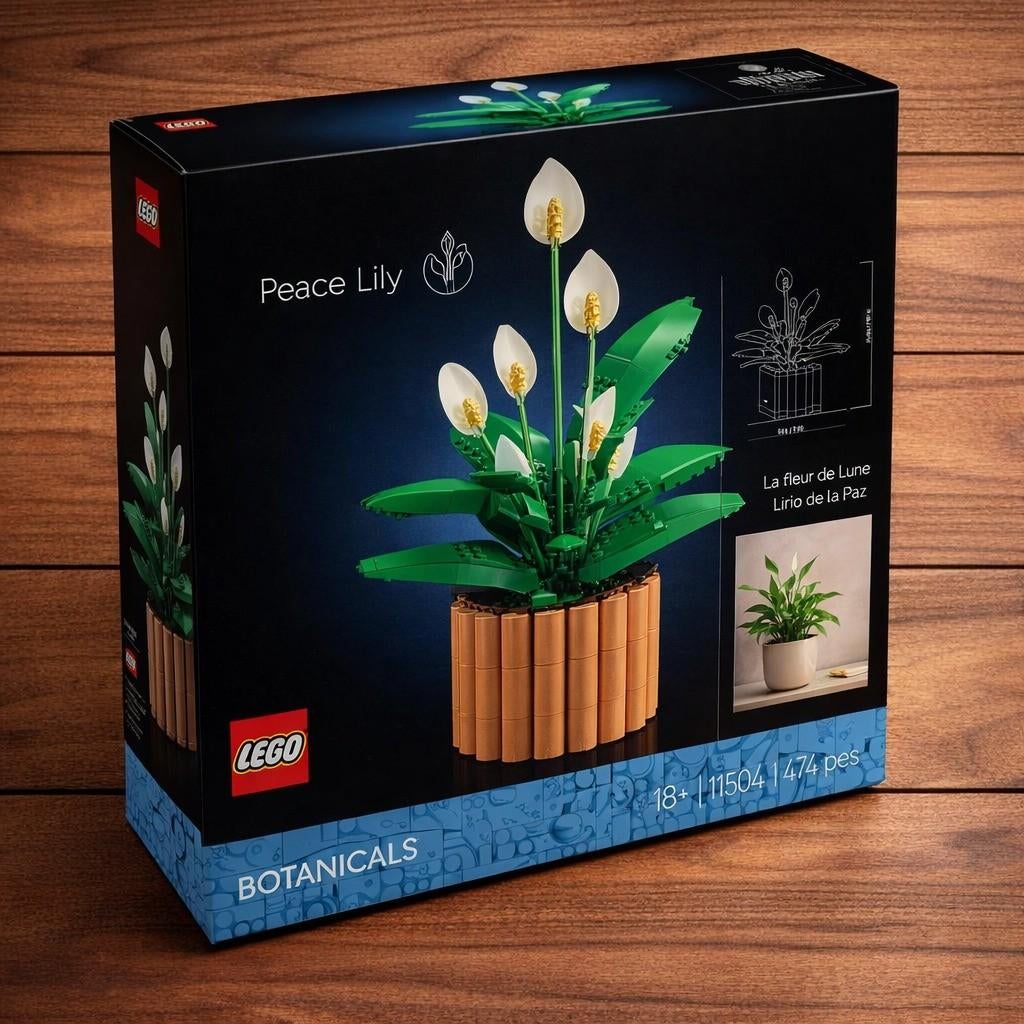 Lego botanicals peace lily lepelplant 11504 nieuw, Ophalen of Verzenden, Nieuw, Complete set, Lego