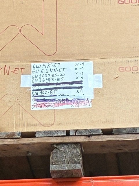 GoodWe/ Growatt omvormers, Ophalen, Nieuw