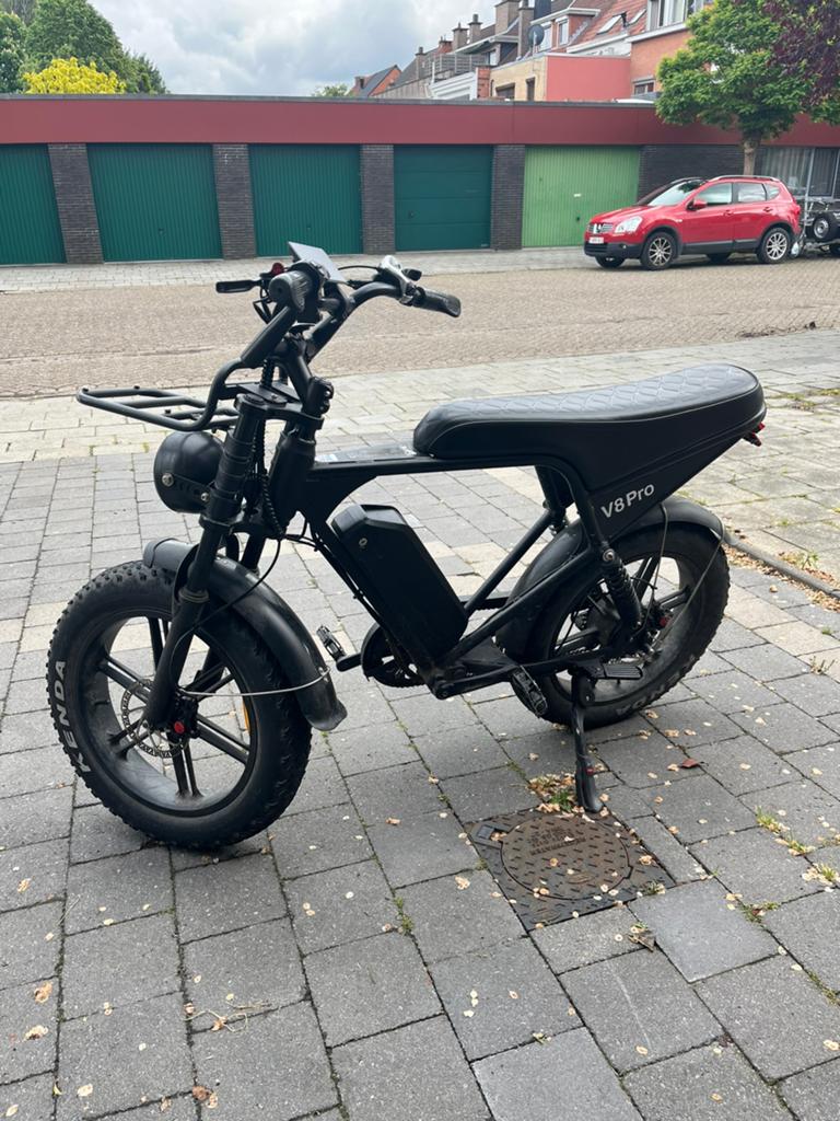 V8PRO Fatbike – 0-45 km/u (OPLADER ERBIJ) DIRECT BESCHIKBAAR, Fietsen en Brommers, Brommers | Tomos, Ophalen of Verzenden, Gebruikt