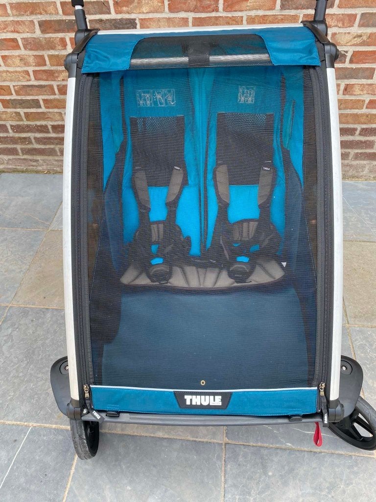 Thule Chariot Cross Double, Ophalen, Opvouwbaar, Zo goed als nieuw, Thule