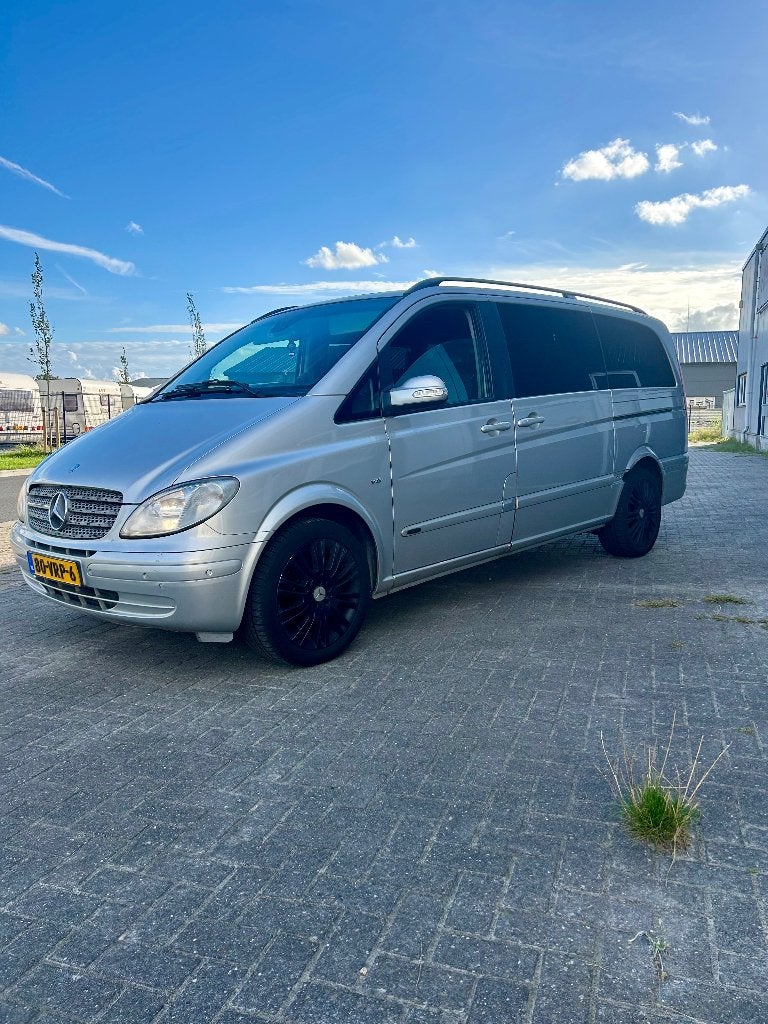 Mercedes viano 3.0 v6 met nieuwe apk, Auto's, Automaat, 4 deurs, Achterwielaandrijving, Zwart