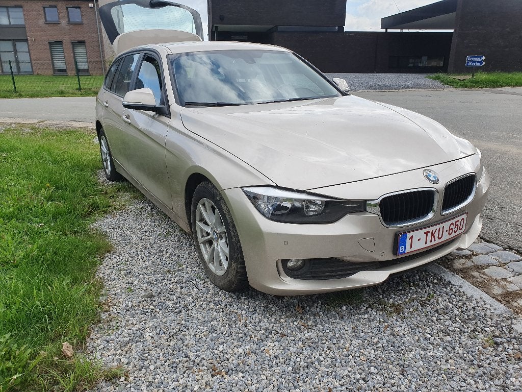 BMW 320 D F31 163ch, Autos, Cuir, Noir, Particulier, 4 cylindres