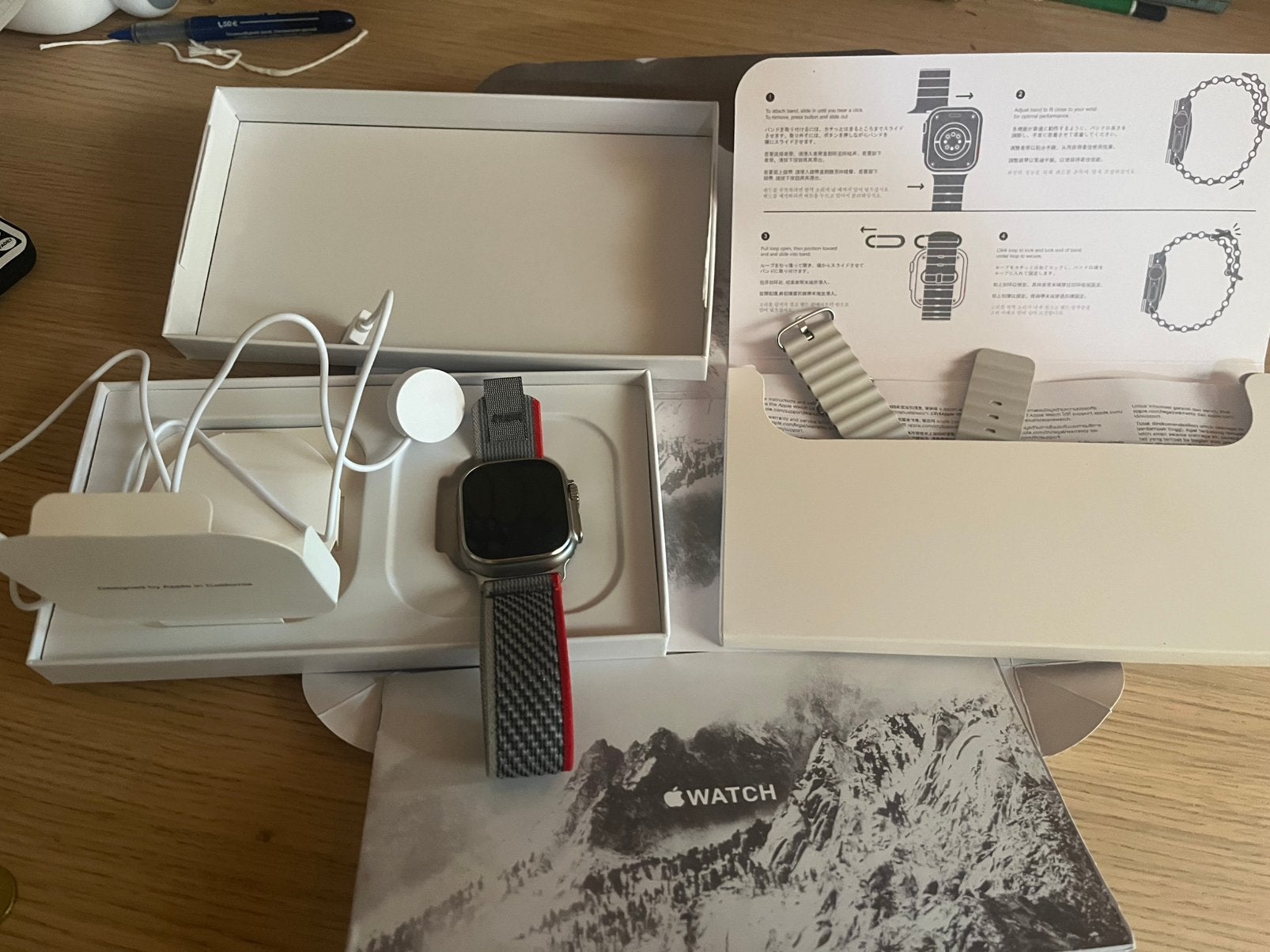 Apple Watch ultra 3, Neuf, Étanche, Gris, Avancer d'un pas