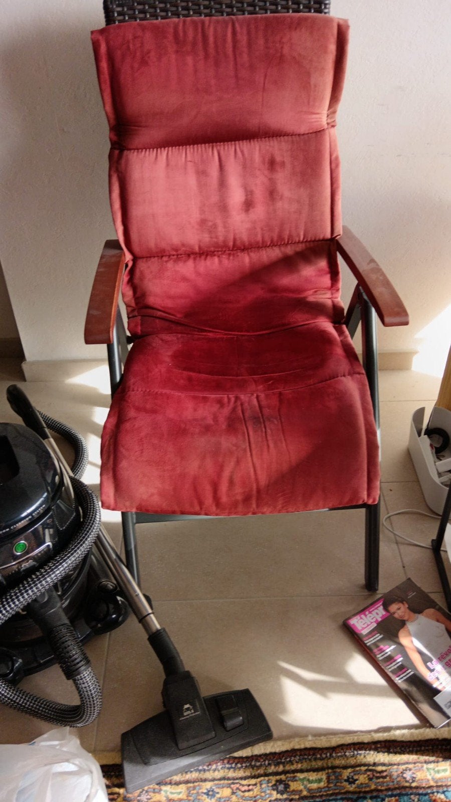 chaise pour extérieur, Enlèvement, Comme neuf, Synthétique, Pliant