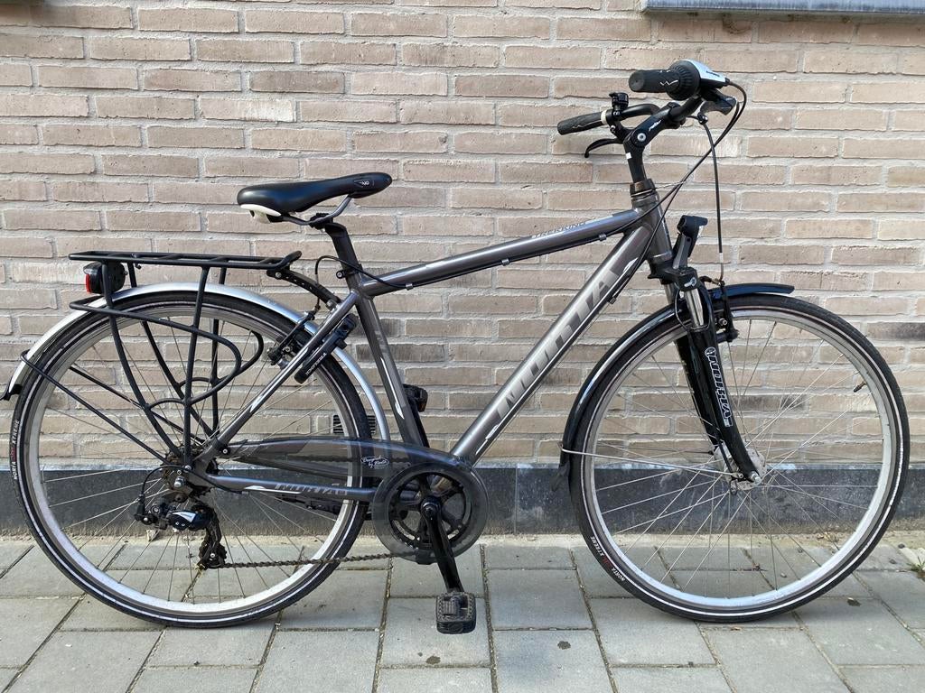 Heren fiets Stadfiets schoolfiets kotfiets gazelle Esprit, Fietsen en Brommers, Vering, Velgrem, 49 tot 53 cm, Zo goed als nieuw