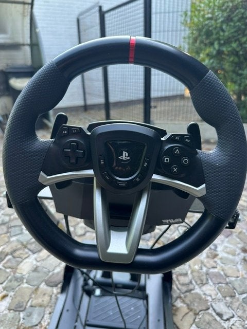 Racestuur met pedalen op wheel standaard, Computers en Software, Ophalen, Gebruikt, Overige merken
