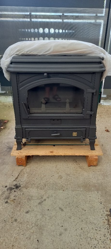 Poêle à bois et charbon + taque cuisson, Maison & Meubles, Neuf, Enlèvement, Bois, Autoportant