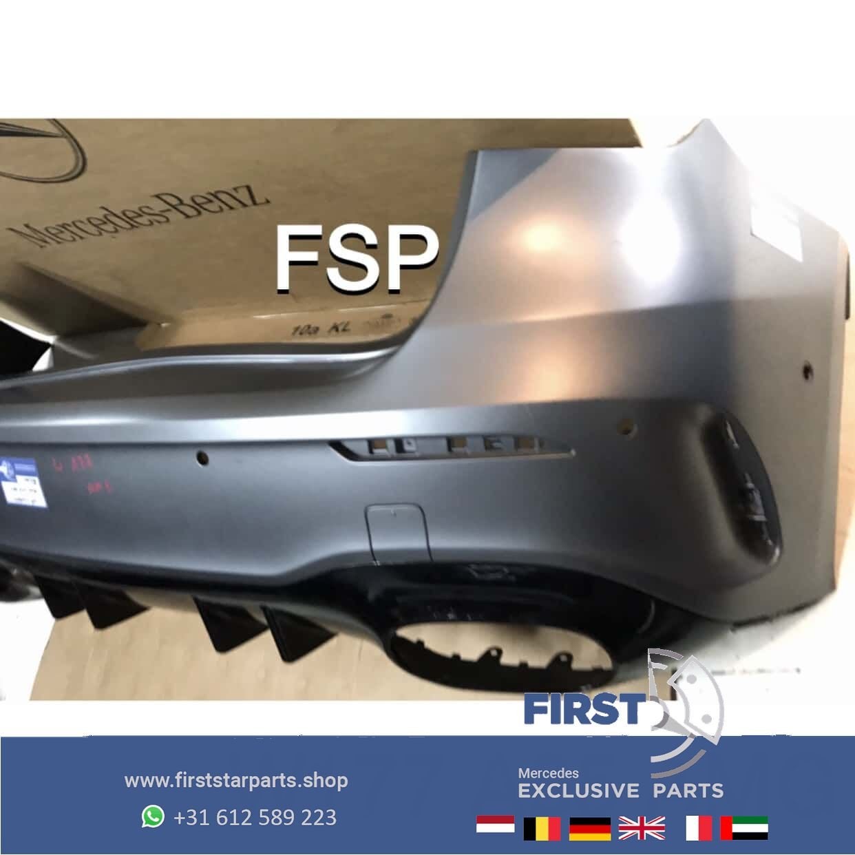 W177 ORIGINELE A35 AMG ACHTERBUMPER Mercedes A Klasse 35 201, Gebruikt, -, Ophalen of Verzenden, Achter