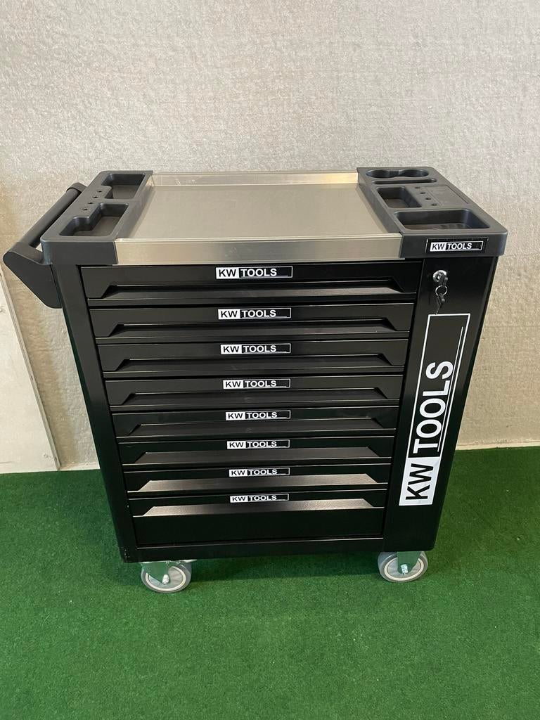 Nieuwe KW tools professioneel gevulde gereedschapwagen, Enlèvement, Neuf