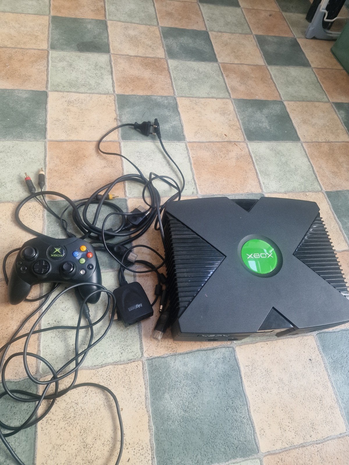 Pack console xbox originale + adaptateur manette ps2/ps1 big, Games en Spelcomputers, Spelcomputers | Xbox Original