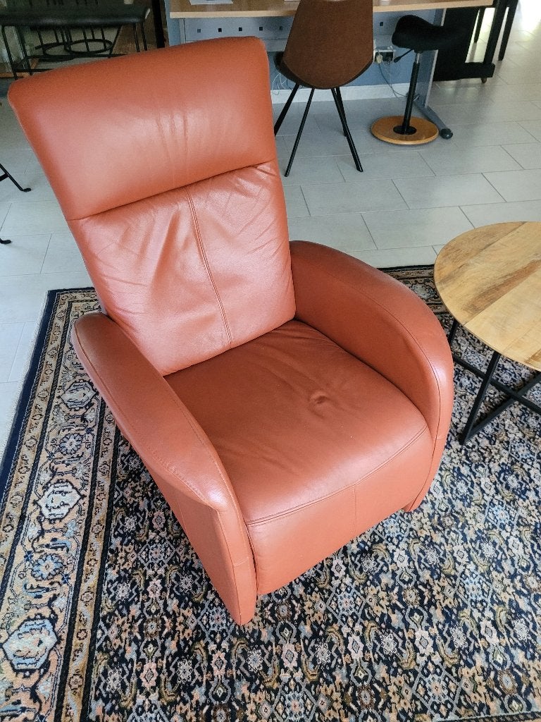 Lederen fauteuils, Ophalen, Gebruikt, Modern, 50 tot 75 cm