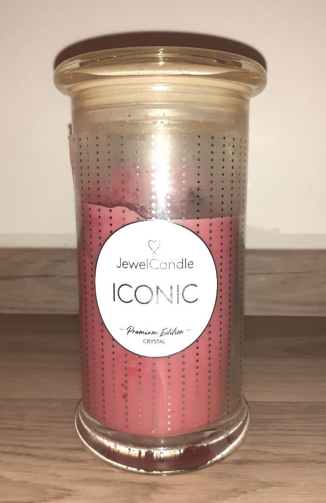 decoratie geurkaars JewelCandle met gratis extra kaars, Huis en Inrichting, Woonaccessoires | Kandelaars en Kaarsen, Zo goed als nieuw