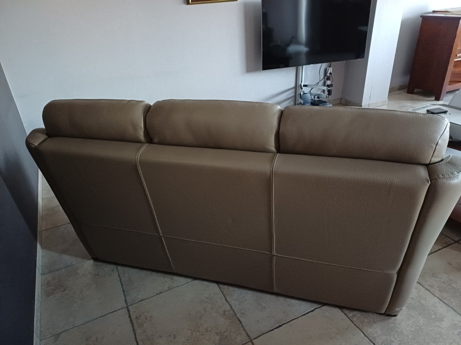 sofa, Enlèvement, Comme neuf, Cuir