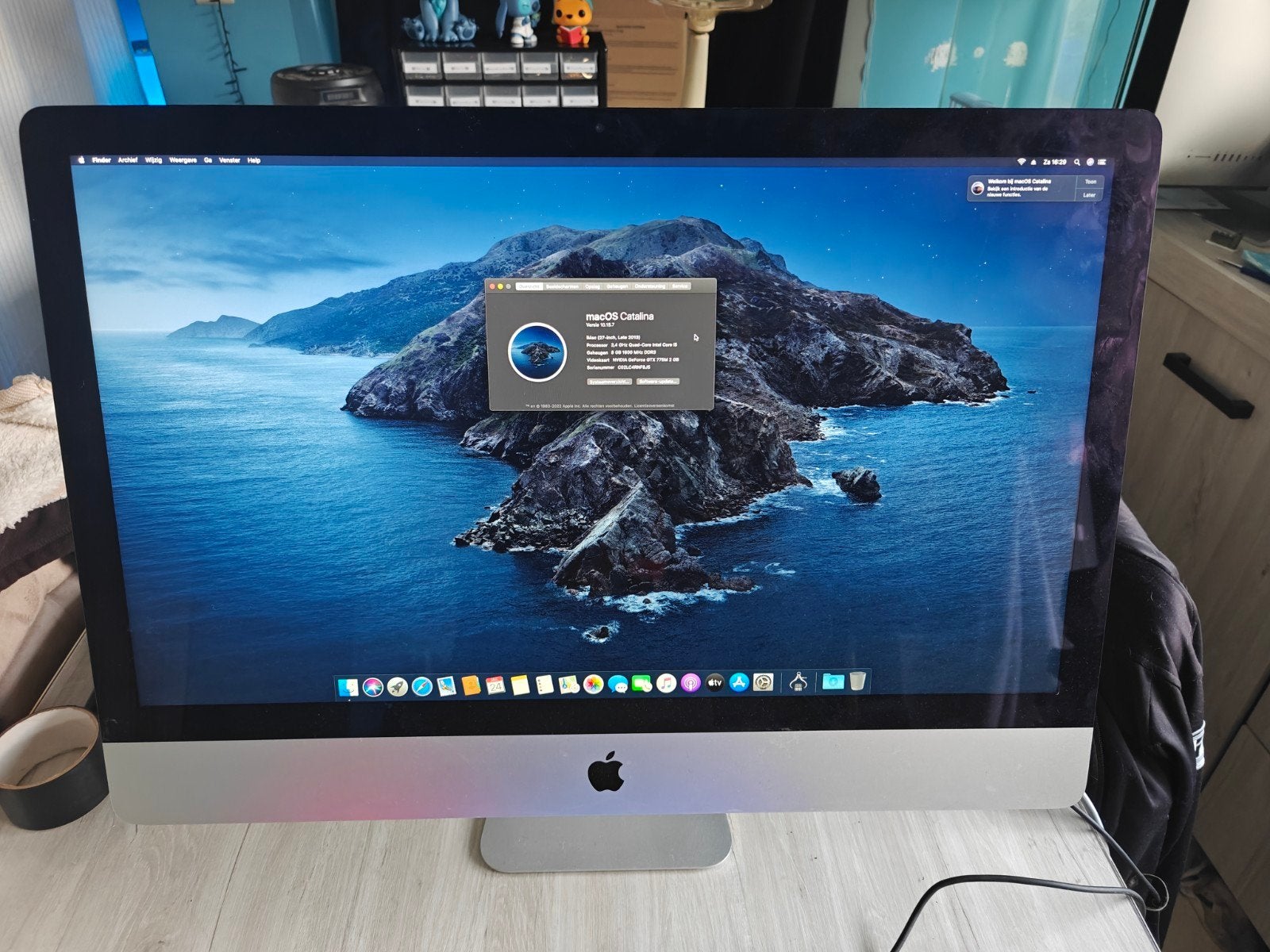 iMac 27inch late 2013, Computers en Software, Apple Desktops, Ophalen, Gebruikt, IMac, 1 TB