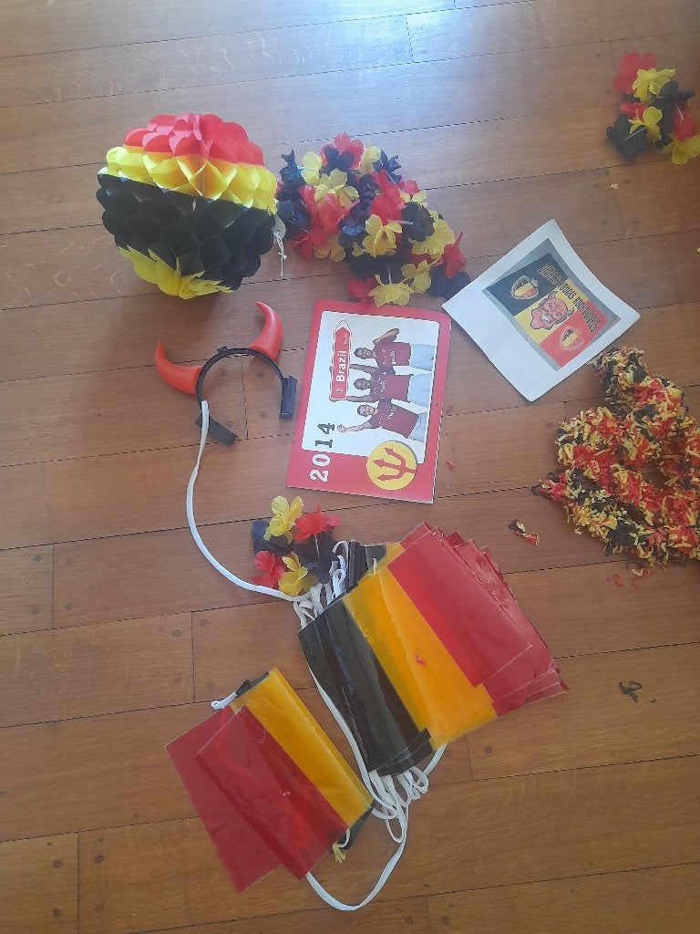 Rode duivels supportersmateriaal, Enlèvement