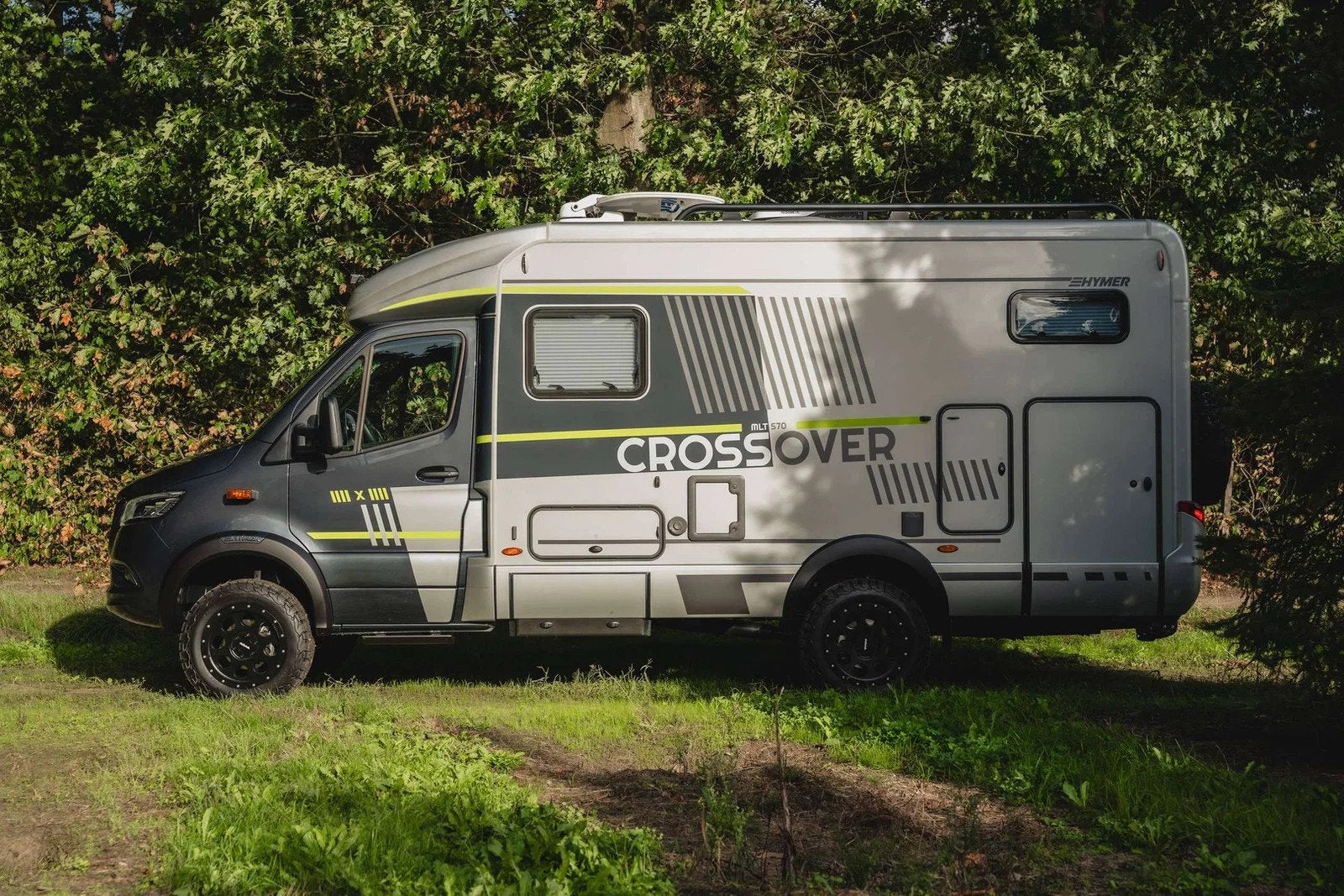 Mercedes-Benz M-Klasse ML Sprinter Hymer ML-T 570 CROSSOVER, Auto's, Automaat, 4 zetels, Stof, Beige