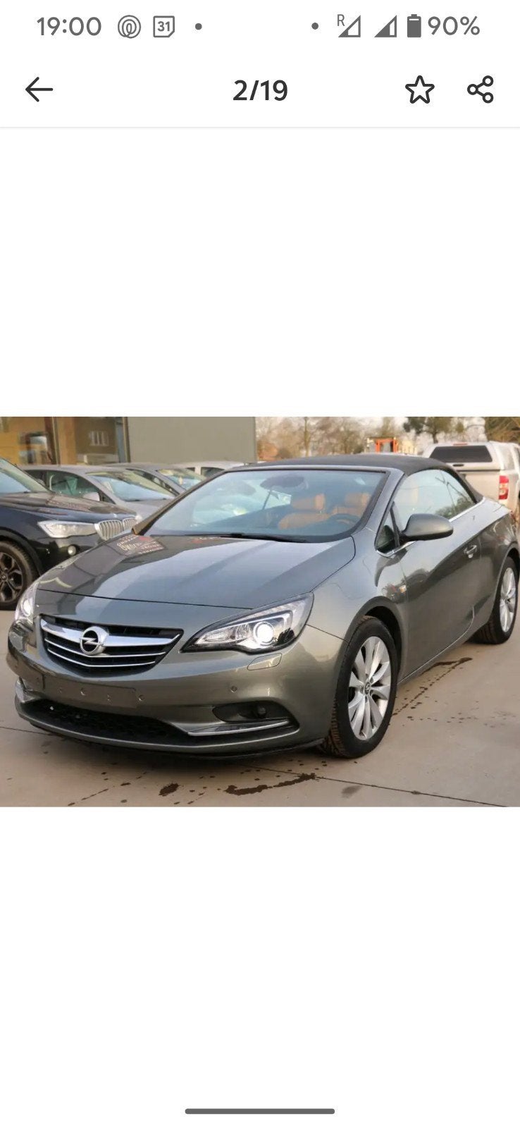 Opel Cascada 1.4 140pk Cosmo, Autos, Opel, Cuir, Argent ou Gris, Achat, Euro 6
