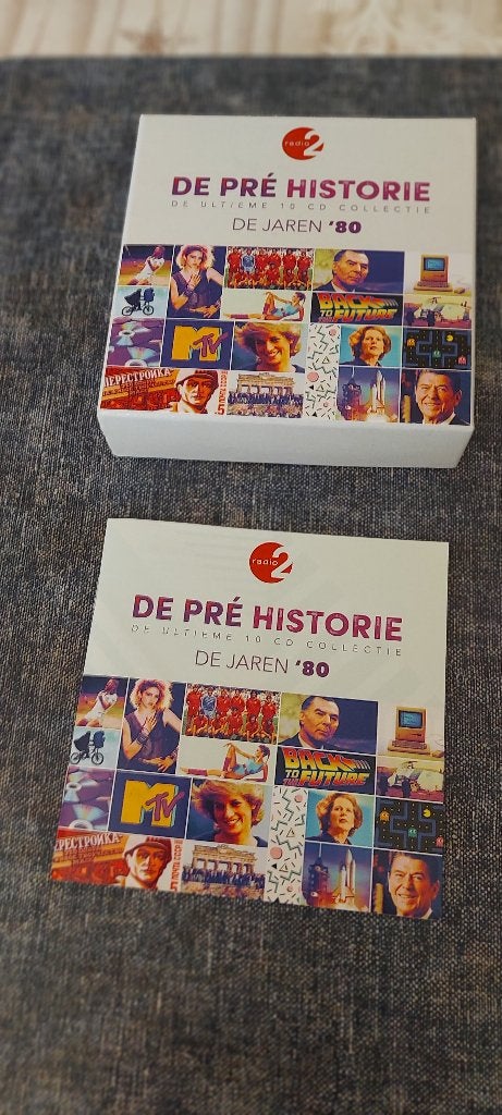 DE PRE HISTORIE / 10CD. de jaren ' 80.  radio 2., Gebruikt, Boxset, Ophalen of Verzenden, Inclusief boekje