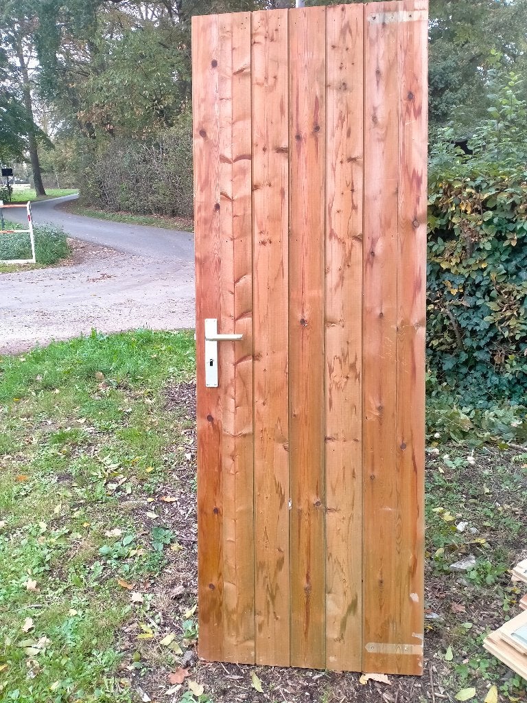 porte d'abri de jardin, Bricolage & Construction, Porte extérieure, Comme neuf, Enlèvement, Moins de 80 cm