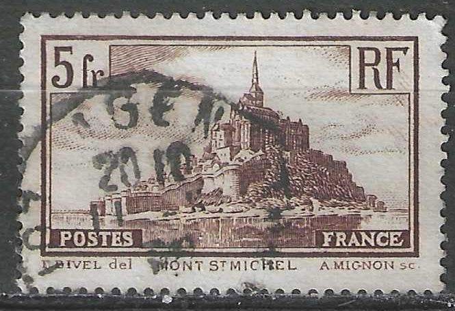 Frankrijk 1929/1930 - Yvert 260 - Mont-Saint-Michel  (ST), Verzenden, Gestempeld