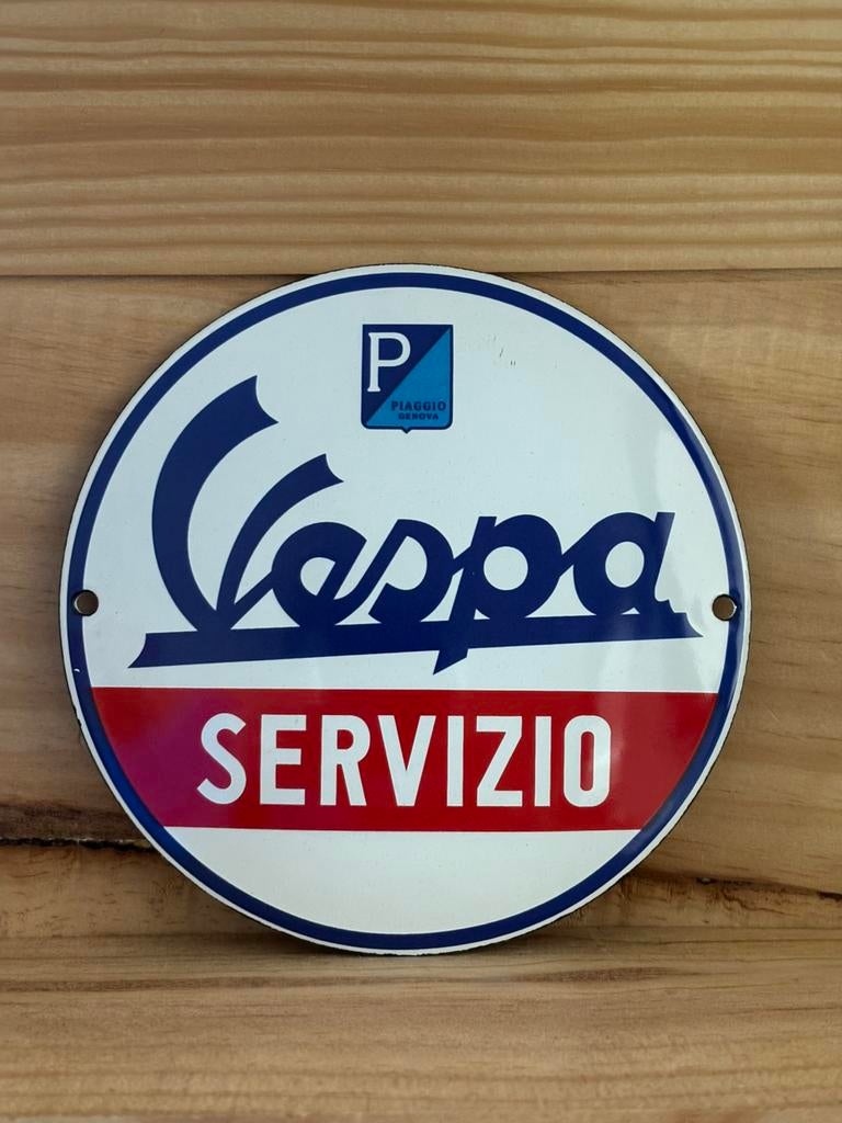 Plaque émaillée Vespa, Enlèvement ou Envoi