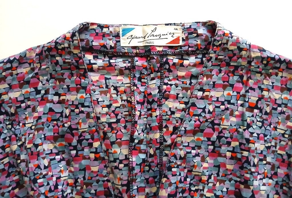 Robe midi vintage Gérard Pasquier - taille 44, Kleding | Dames, Jurken, Ophalen, Gedragen