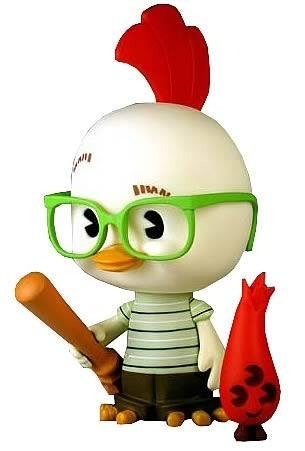 Disney Chicken Little designer toy 8'' NECA, Enlèvement ou Envoi, Autres personnages, Neuf, Statue ou Figurine