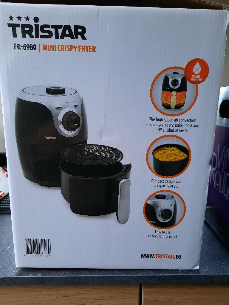 Mini crispy airfryer, Ophalen, Nieuw